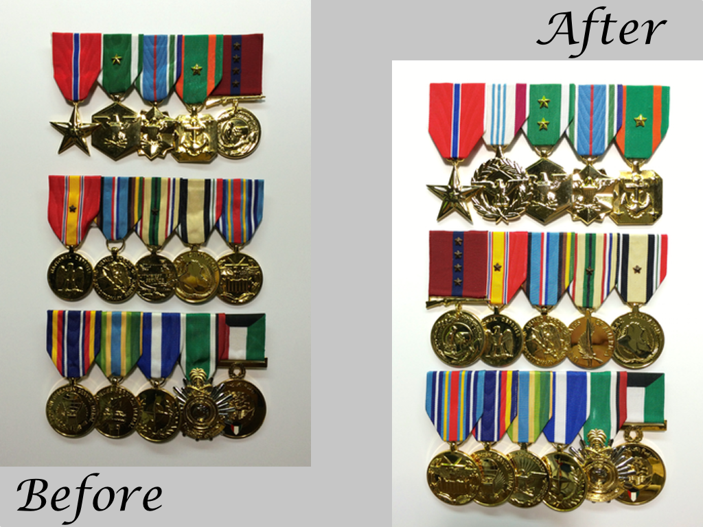 Medal Mounting, Large Medals, USMC - Kruse Military Shop